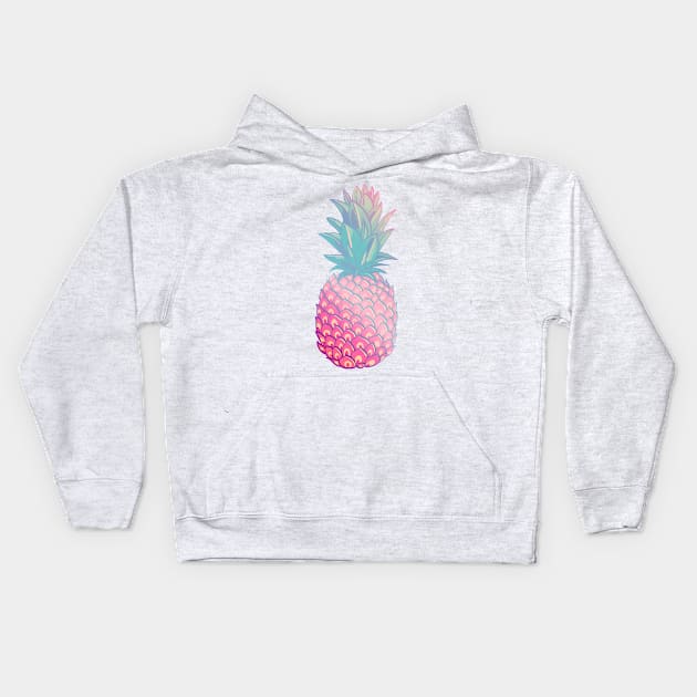 Pineapple Kids Hoodie by BadDesignCo